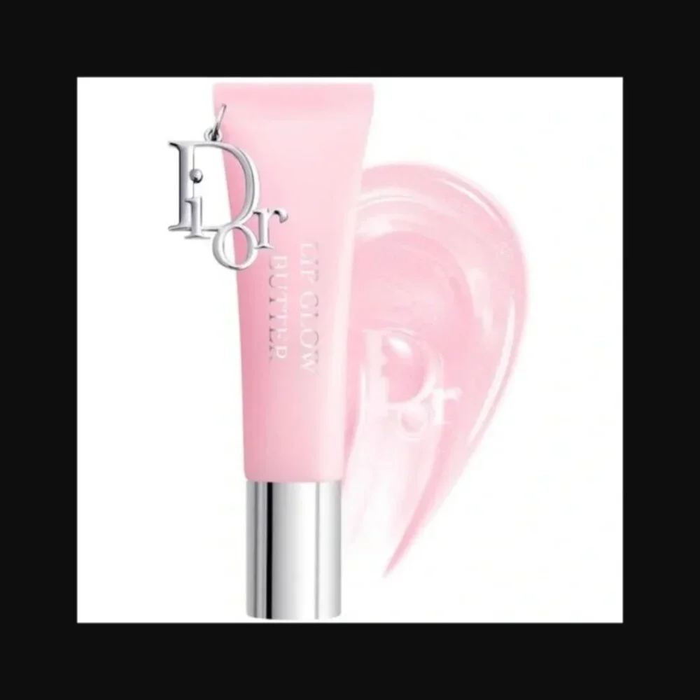 Dior Addict Lip Glow Butter 101 Glazed Pink w/ Charm NIB